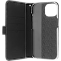 Pikkukuva 4 / 5: Insmat Exclusive Flip Case -lompakkokotelo, iPhone 15, musta Svart