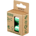 Miniatyrbild 1 av 2: DELTACO Ultimate Alkaline C-batteri, 2-pack