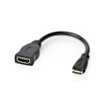 Pikkukuva 5 / 6: Nedis High Speed ​​HDMI ™ Kaapeli Ethernet | HDMI™ Mini | HDMI™ Ulostulo | 4K@30Hz | 10.2 Gbps | 0.20 m | Pyöreä | PVC | Musta | Kirjekuori