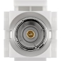 Miniatyrbillede 6 af 8: Goobay Keystone-modul SAT/antenne, planforsænket montering IEC / koaksial socket > F socket