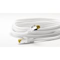 Miniatyrbillede 6 af 6: Goobay RJ45 netværkskabel S/FTP (PiMF), 500 MHz, med CAT 7 råkabel, hvid, 3 m LSZH halogenfri kabelkappe, kobber, RJ45-hanstik (CAT 6A)