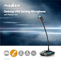 Miniatyrbillede 3 af 11: Nedis Streaming og Gaming Mikrofon | Brugt til: Desktop / Notebook | USB | Tilslutninger udgang: 1x 3.5 mm Audio Out | Indbygget on/off-knap (tænd/slu