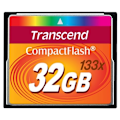 Pikkukuva 1 / 4: Transcend CompactFlash32GB 133x (TS32GCF133)