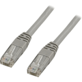 Miniatyrbillede 2 af 4: DELTACO, U/UTP, Cat6 patchkabel, LSZH, 20m, grå