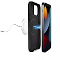 Miniatyrbillede 3 af 7: Puro iPhone 13 Pro SKYMAG Cover Leather Look, Black Svart