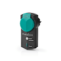 Miniatyrbild 7 av 11: Nedis RF Plug | Mesh / 433 MHz | IP44 | 3680 W | Jordad kontakt / Typ F (CEE 7/7) | -20 - 50 °C | Grön / Svart