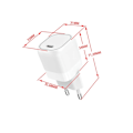 Pikkukuva 9 / 10: Gear Laturi 220V 1xUSB-C valkoinen PD/PPS 25W kaapeli USB-C–USB-C 3A