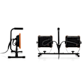 Miniatyrbillede 5 af 9: Smartwares LED-arbetslampa tripod 2 x 30W