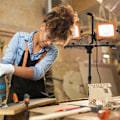 Pikkukuva 9 / 9: Smartwares LED-arbetslampa tripod 2 x 30W