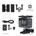 Miniatyrbillede 10 af 11: Nedis Action Cam | Dobbelt Skærm | 1080p@30fps | 12 MPixel | Vandtæt op til: 30.0 m | 70 min | Wi-Fi | App tilgængelig til: Androidâ„¢ / IOS | Monteri
