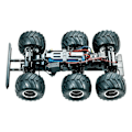Miniatyrbillede 6 af 6: TAMIYA 1/18 R/C Konghead 6x6 (G6-01)