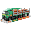 Miniatyrbillede 3 af 7: POLESIE Lastbil m. tømmer+kran/hænger 775x190x255mm