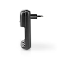Miniatyrbild 4 av 11: Nedis NiMH Batteriladdare AA / AAA | 1.2 / 9 V DC | 0.5 A A | Underhållsladdning | Euro / Typ C (CEE 7/16) | Batteritypsenergi: AA / AAA / E-Block | S