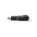 Miniatyrbillede 4 af 6: Nedis DisplayPort adapter | DisplayPort Han | VGA Hun | 1080p | Nikkelplateret | Lige | Runde | ABS | ABS | Sort | Box