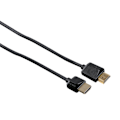 Pikkukuva 2 / 3: Hama HDMI Ethernet Flexislim -kaapeli, musta, 3 m
