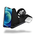 Miniatyrbillede 3 af 8: ZENS 4i1 Qi Bordlader 10W inkl 45W USB-C PD Sort