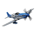 Miniatyrbild 5 av 5: Airfix Quick Build Day Mustang