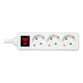 Pikkukuva 2 / 4: DELTACO outlet 3xCEE 7/3 1xCEE 7/7 switch 1,5m white