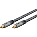 Pikkukuva 1 / 8: Goobay TOSLINK-kaapeli, 2 m, Sharkskin Grey Toslink-liitin > Toslink-liitin