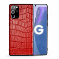 Pikkukuva 1 / 2: Tekonahkainen kuori Samsung S21 -puhelimeen Röd
