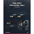 Miniatyrbillede 7 af 8: ClickTronic DisplayPortâ„¢-kabel Premium-kabel | 1x DisplayPortâ„¢-stik  1x DisplayPortâ„¢-stik | 2,0 m | UHD 4K @ 60 Hz