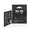 Pikkukuva 9 / 10: Nedis USB-C™ Sovitin | USB 3.2 Gen 1 | USB-C™ Uros | USB-A Naaras | 5 Gbps | Pyöreä | Niklattu | Hopea | Laatikko kannella ja ikkunalla