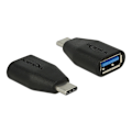 Miniatyrbillede 2 af 2: Delock SuperSpeed adapter USB-C male to USB-A female, 10 Gbps, black
