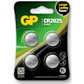 Miniatyrbillede 1 af 3: GP Knapcelle Lithium CR2025, 4-pak