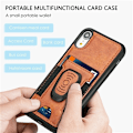 Miniatyrbillede 6 af 9: Mobilcover med ringeholder til iPhone 12/12 Pro, Sort Svart