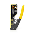Miniatyrbillede 4 af 11: Nedis Crimp Tang | CAT5 / CAT5e / CAT6 / CAT6a / CAT7 / RJ12 / RJ45 | Klipper / Plier / Stripping | Gummi / Stål | Gul / Sort