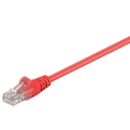 Miniatyrbillede 1 af 3: Goobay Netværkskabel CAT 5e, U/UTP, rød, 10 m kobberbeklædt aluminiumleder (CCA)