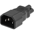 Miniatyrbillede 3 af 4: DELTACO Strømadapter, IEC 60320 C14 til IEC 60320 C5, 250V/2,5A, sort