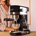 Miniatyrbillede 6 af 9: Solac Espressomaskine Taste Slim Sort