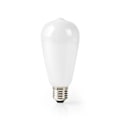 Pikkukuva 3 / 9: Nedis SmartLife LED Filamenttilamppu | Wi-Fi | E27 | 500 lm | 5 W | Lämmin Valkoinen | 2700 K | Lasi | Android™ / IOS | ST64 | 1 kpl
