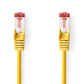 Pikkukuva 2 / 4: Nedis CAT6 Verkkokaapeli | RJ45 uros | RJ45 uros | S/FTP | 1.00 m | Pyöreä | LSZH | Keltainen | Label