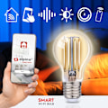 Miniatyrbild 5 av 6: Alpina WiFi Smart E27 LED Filament Varmvit 7W 806 lm