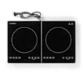 Miniatyrbillede 10 af 11: Nedis Kogeplade | Kogeplader: 2 | 3500 W | Overophedningsbeskyttelse | Sort | Timer | Turbo-handling | Børnelås