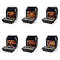 Miniatyrbillede 10 af 11: Nedis Hot Air Fryer | 12 l | Timer: 60 min | Antal forudindstillede programmer: 9 | Digital | Sort