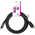 Pikkukuva 7 / 9: DELTACO DisplayPort cable, DP 1.4, 8K@60Hz, 3m, black