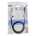 Miniatyrbild 3 av 4: DELTACO High-Speed Premium HDMI-kabel, 1m, Ethernet, 4K UHD, svart