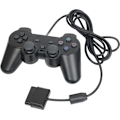 Miniatyrbillede 4 af 4: Håndkontrol til Playstation 2 (Sort)