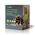 Miniatyrbillede 10 af 11: Nedis Julebelysning | Snor | 96 LED's | Varm Hvid | 7.20 m | Lyseffekter: 7 | Indendørs eller udendørs | Batteri