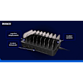 Miniatyrbillede 6 af 7: DELTACO USB charging station 6x USB-A, 2x USB-C PD, total 75W, black