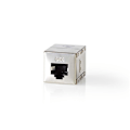 Miniatyrbillede 6 af 7: Nedis Netværkskobling | CAT6 | Skærmet | RJ45 Hun | RJ45 Hun | Lige | Metal | Box