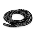 Miniatyrbillede 3 af 10: Nedis Kabel Management | Spiral ærme | 1 stk. | Maksimal tykkelse på kabel: 16 mm | PE | Sort