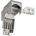 Pikkukuva 5 / 5: Goobay Keystone-modul RJ45 CAT 6, STP, 250 MHz 17,0 mm bred, krokodiltyp, för verktygslös IDC-montering, snap-in-system