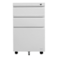 Miniatyrbillede 3 af 4: DELTACO Cabinet on wheels with lock, 3 drawers