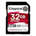 Pikkukuva 2 / 2: Kingston 32GB Canvas React Plus SDHC UHS-II