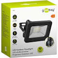 Pikkukuva 3 / 9: Goobay LED-strålkastare för utomhusbruk, 10 W med 850 lm, neutralt vitt ljus (4000 K) och M16 kabelgenomföring, lämplig för utomhusbruk (IP65)