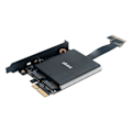 Miniatyrbillede 3 af 4: Dual M.2 PCIe SSD adapter